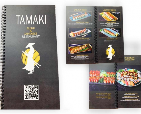 PUBBLIVISION - TAMAKI - Stampa digitale - Menù