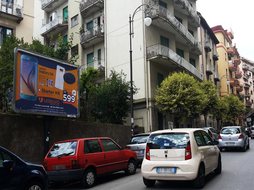 Pubblivision ADV - Tabelloni pubblicitari 3x2 - Salerno - Via Cavaliero Pubblivision ADV - Tabelloni pubblicitari 3x2 - Salerno - Via Cavaliero